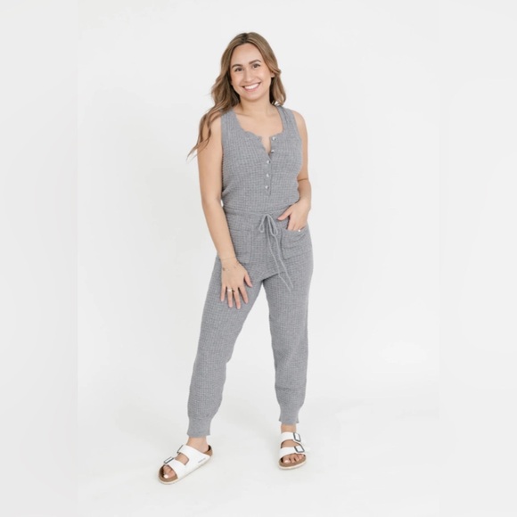 Smash and Tess Megan Waffle Jumpsuit - Picture 2 of 11